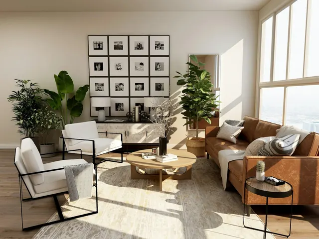 Bright, tidy living room in a well kept home